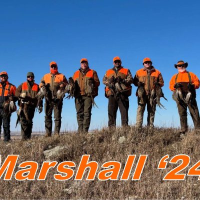 Marshall 2024 hunting party with their group
