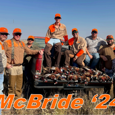 McBride 2024 with their hunting party